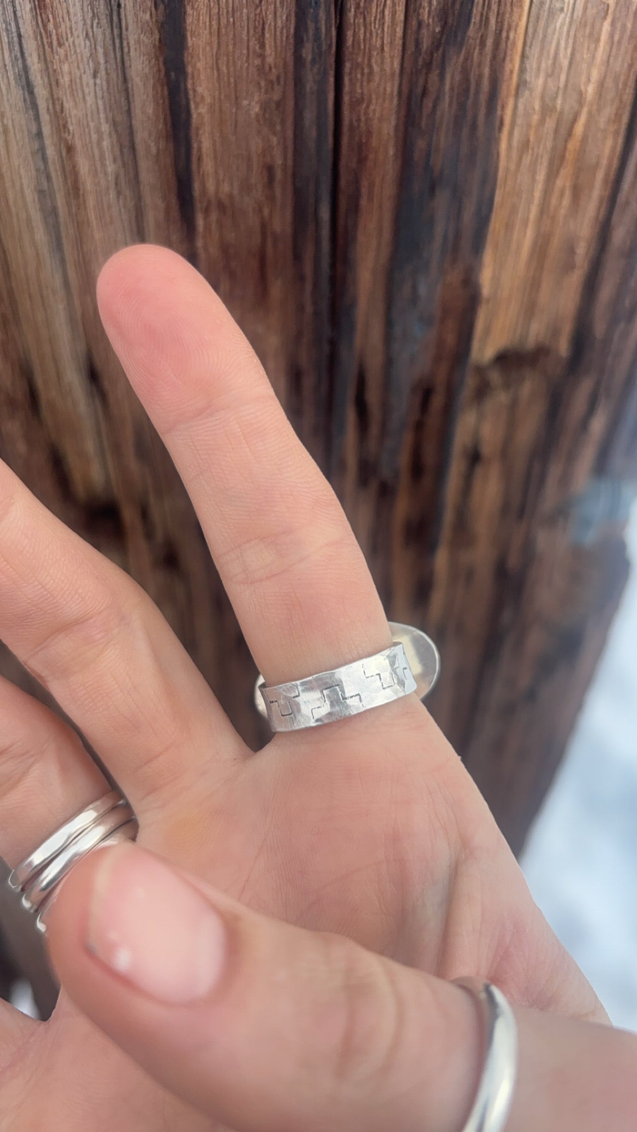 West to East Adjustable Ring Size 7.5-9