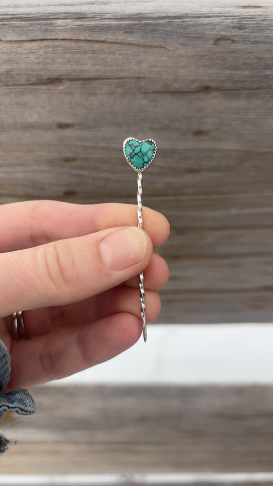 Heart Hat Pin