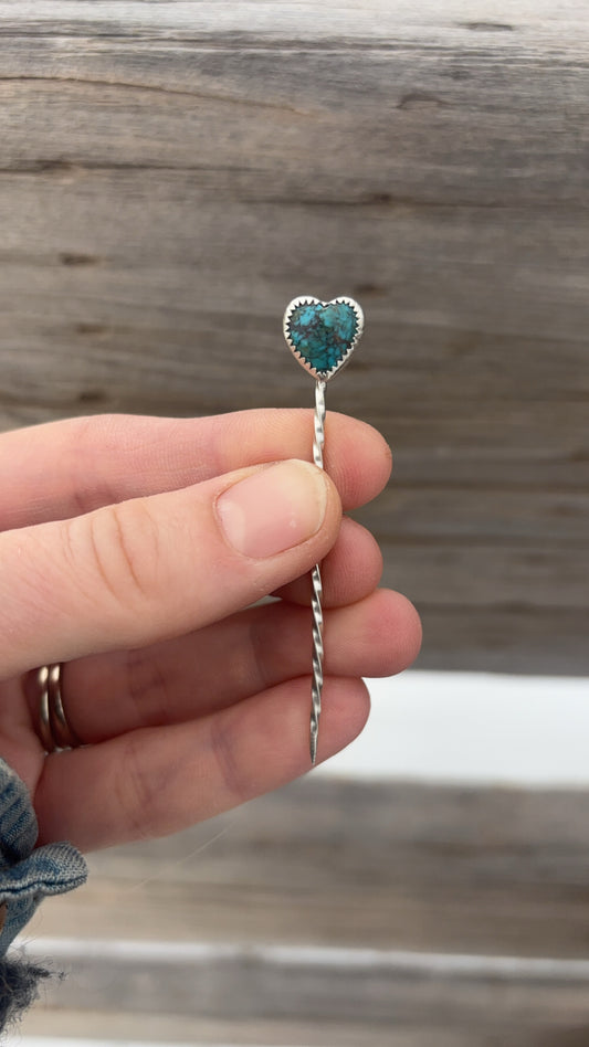 Heart Hat Pin