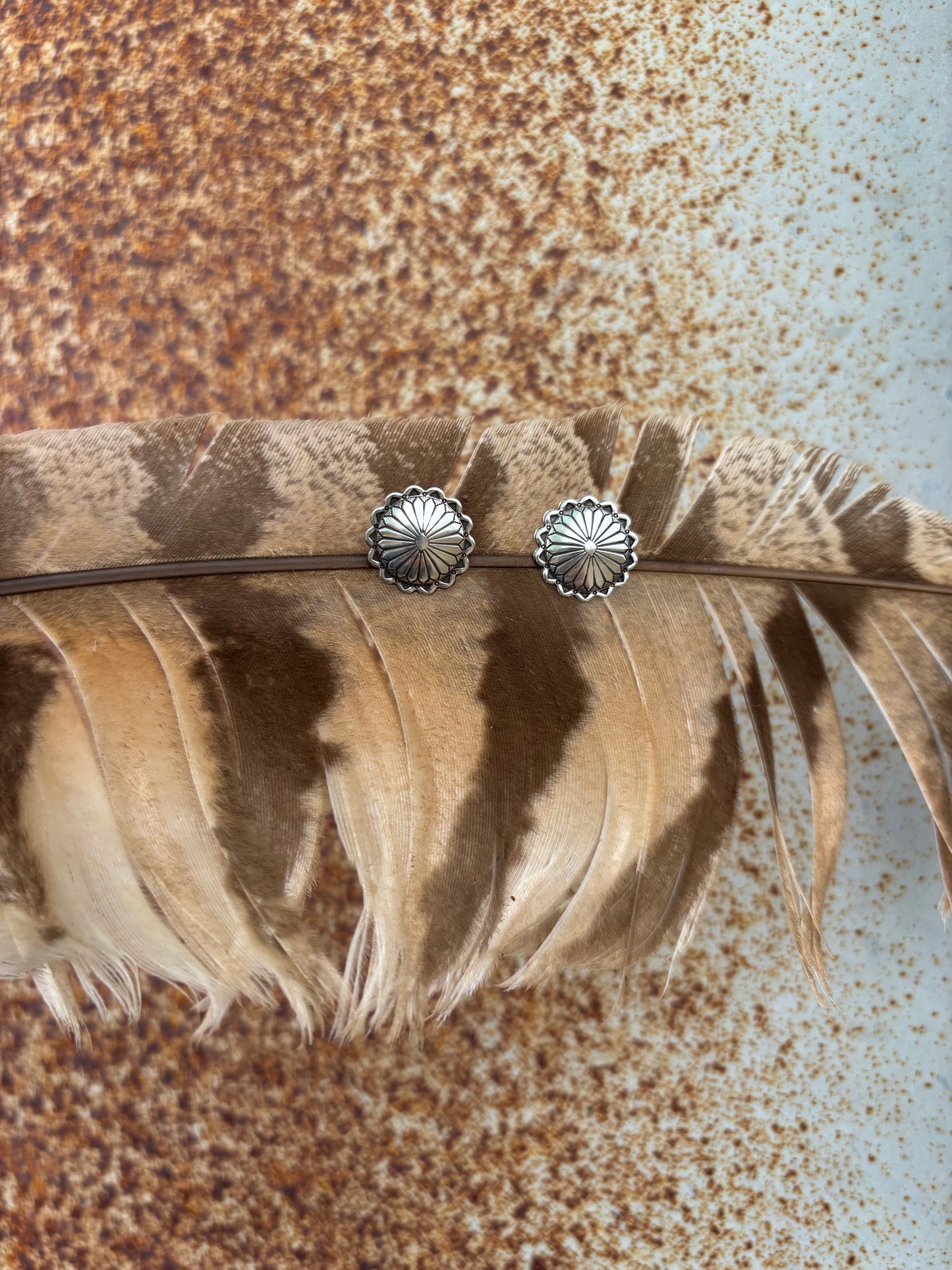 Tiny Silver Conchos